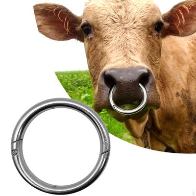 -Näsringsbindningsverktyg Dragringar Hållbara Släta Veterinärko Näsa för Tillbehör Tillbehör