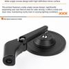 Wide Angle Reflective Rearview Mirror for Motorcycles and Electric Pedal Vehicles with Aluminum Alloy Frame and Fit