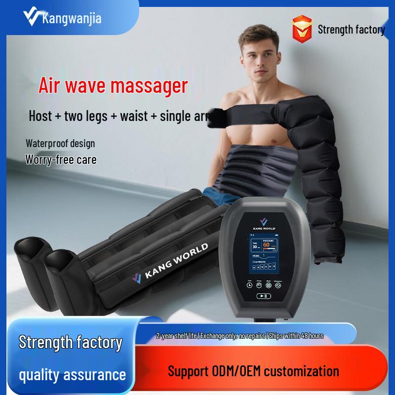 Air Wave 6-Chamber Massager for Leg, Waist, and Arm Muscle Relaxation and Fatigue Relief