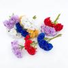 6 Heads Artificial Carnation Bouquet Small Bundle DIY Floral Materials Simulation Flowers Silk Realistic Hydrangea Bouquet