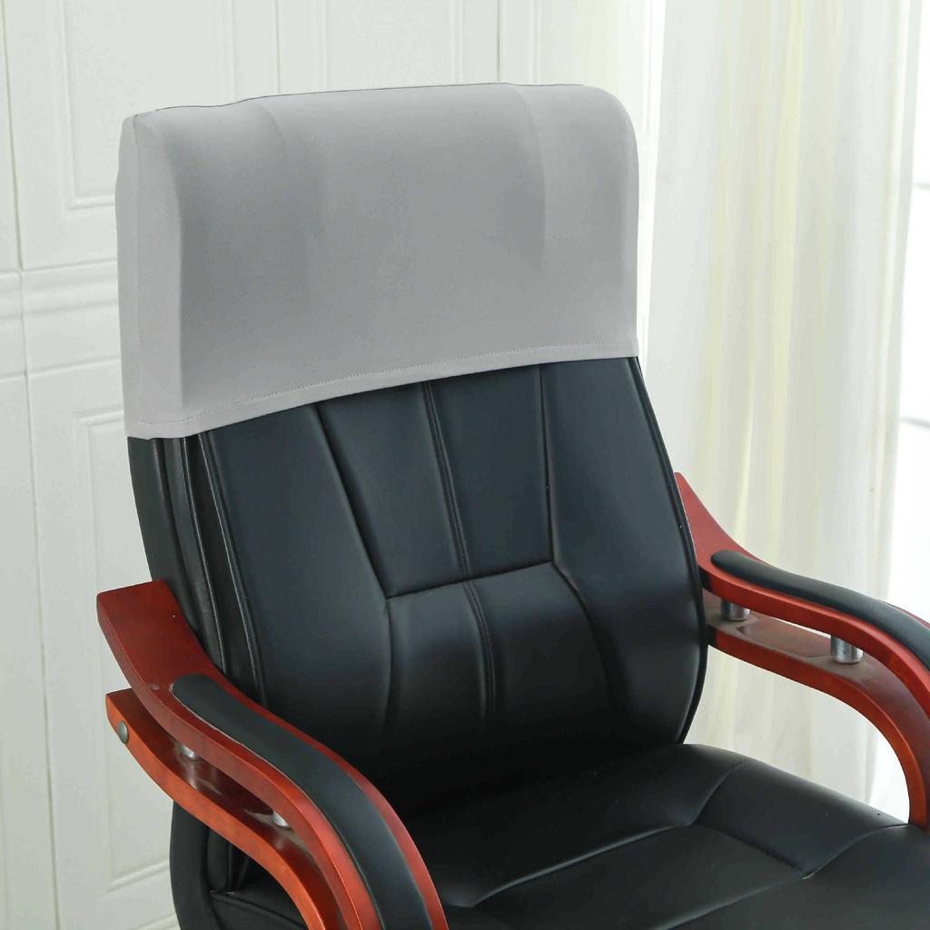 Elastic Boss Chair Headpillow Case Office Chair Cover Swivel Chair Headpillow Case Computer Chair Headpillow Seat Dustproof Head Cover