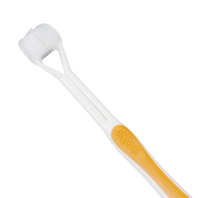 Home Massage Three-head Toothbrush All-round Toothbrush Three-sided Toothbrush Oral Cleaning Soft Toothbrush