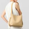 Leather Bag Women's 2025 New Korean Niche High-end Sense Large-capacity High-end Messenger Bucket Bag