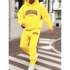 Men's Athletic 2-Piece Hoodie & Sweatpants Set - Letter Print Casual Wear