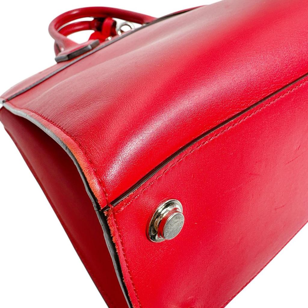 LOUIS VUITTON City Steamer PM Handbag Calfskin Red Women M53029 Used