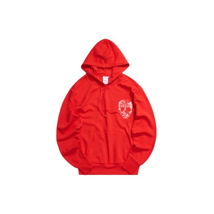 

PUMA X BT Printed Loose Hoodie Unisex Tops Red 578223-11 L