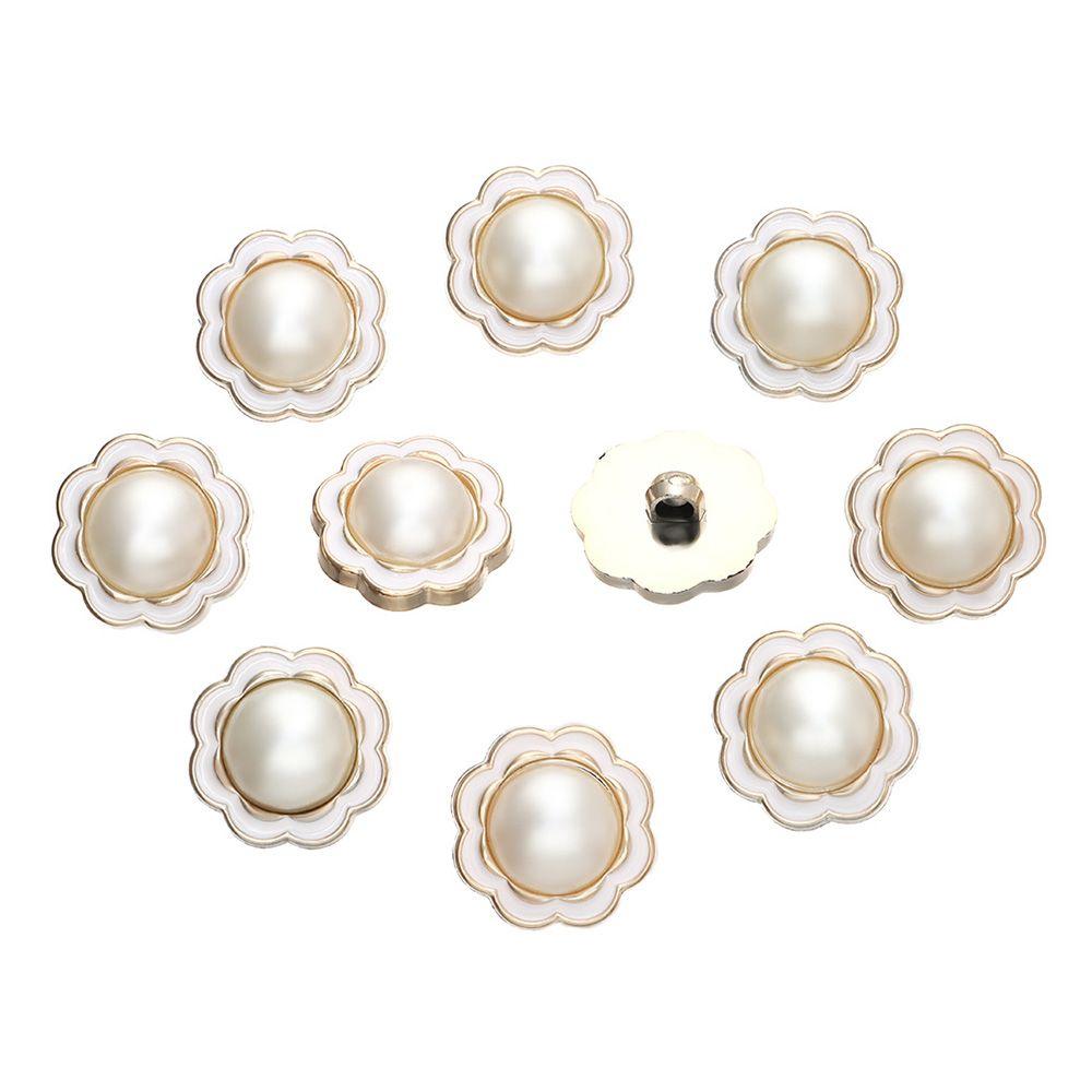 10Pcs Handmade Sewing Button DIY Pearl Clothing Buttons Sewing Accessories Needlework Shirt Buttons