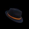 French Felt Hat Versatile Belt Decorative Wool Hat
