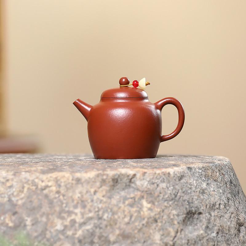 

120ml Chinese Tradition Yixing Purple Clay Teapot Raw Ore Zhu Mud Tea Pot Handmade Household Beauty Kettle Zisha Tea Set Teaware