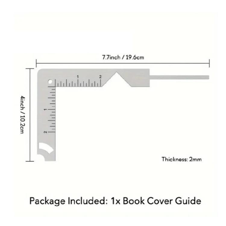 Multipurpose Craft Measuring Tool Designed For Book Cover Perfection And Detailed Art Projects