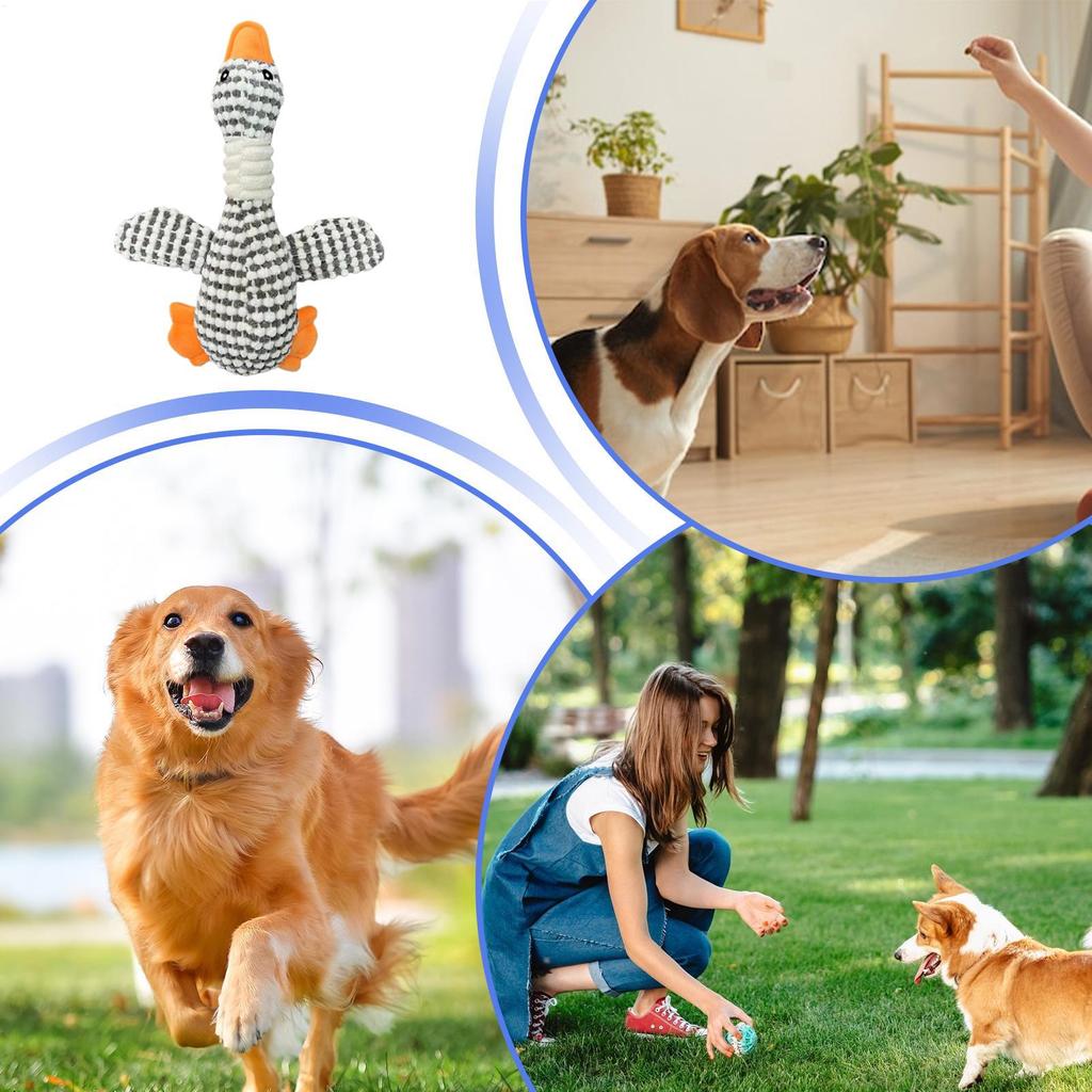 Pet Plush Toy Plush Stuffed Animal Duck Dog Interactive Toys Teeth Cleaning Large Dog Entertainment Puppy Boredom Pet Plush Toys