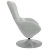 Egg Chair Light Grey Velvet