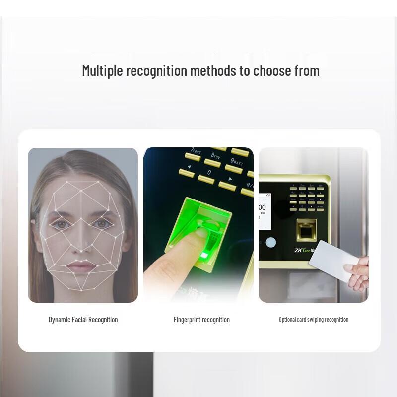 ZKTECO nFace103 Face & Fingerprint Attendance Terminal CN plug (adapter included)