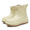 Fashion rain shoes men's outdoor waterproof fishing shoes versatile water shoes non-slip kitchen men's soft-soled comfortable rubber shoes