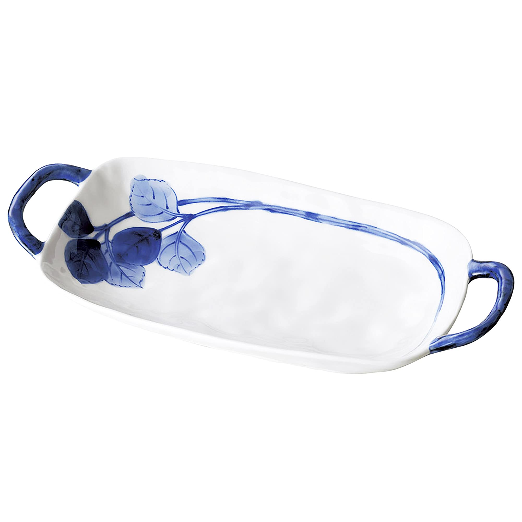 

Hamato Mitsuba Serving Bowl with Handle 34-02 білий