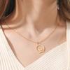 Cazador Gold Color Hollow Wolf On the Hill Animal Pendant Necklaces for Women Men Stainless Steel Jewelry Chain On the Neck 2025
