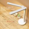 LED Desk Lamp 3 Levels Dimmable Touch Night Light USB Rechargeable Eye Protection Foldable Table Lamp For Bedroom Bedside Readin
