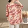 DIMANAF Plus Size New T-Shirt Women Loose Casual O-Neck Lady Tops Tees Shirts Flower Print Oversize Summer 2026