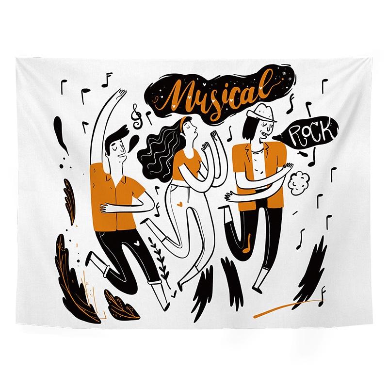 Wandteppich Hänge Stoff Cartoon Animation Hintergrund Netz Rot Zimmer Schlafzimmer Nachttisch Dekoration