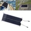 30W Monocrystalline Solar Battery   Solar Panel Kit with OBD   Red Black Battery Clips for Car Boat RV Trailer
