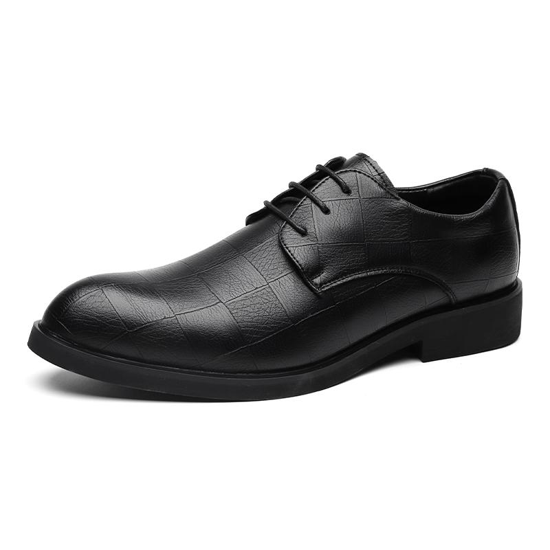 Fashion Classic Brand Patent Leather Shoes for Men Casual Business Shoes Lace Up Formal Office Work Shoes for Male Party Wedding Oxfords