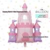 Traumprinzessin Schloss Kürbis Kutsche Folienballon - Schaukelbär Geburtstagsparty Dekoration Requisite