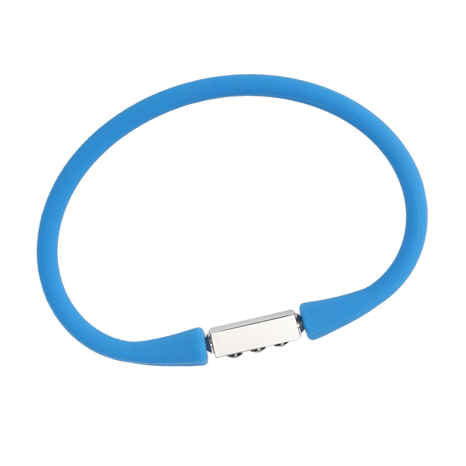 

Мужчины Женщины Отрицательный Ионный Баланс Энергии Браслет Магнитная Терапия Силиконовый Спортивный Браслет Для синий