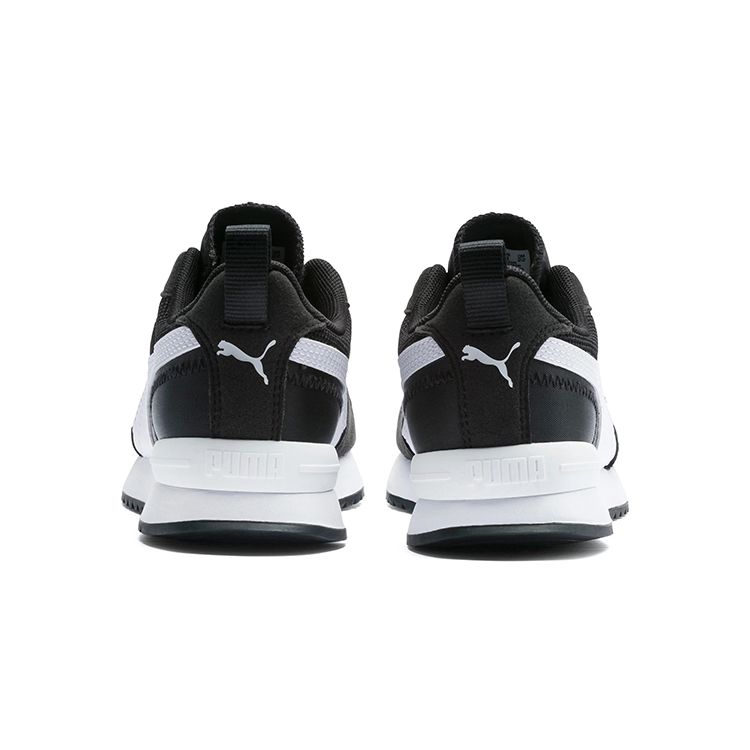 Puma R78 Jr Black White Kids Sneakers 373616-01