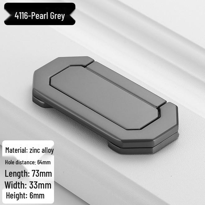 Modern Minimalist Zinc Alloy Cabinet Door Handle