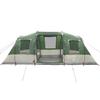 Tunnel Tent for 4 Persons Green Waterproof