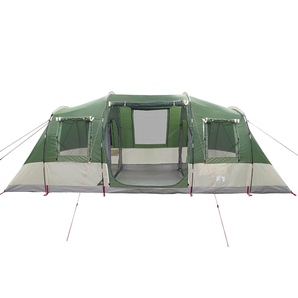 Tunnel Tent for 4 Persons Green Waterproof