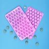 55-Grid Non-Stick Silicone Heart Mold for Chocolate & Cake DIY