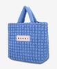 Marni Square Logo Tote Bag - Irish Blue / Bmmp0131U5P856200B50