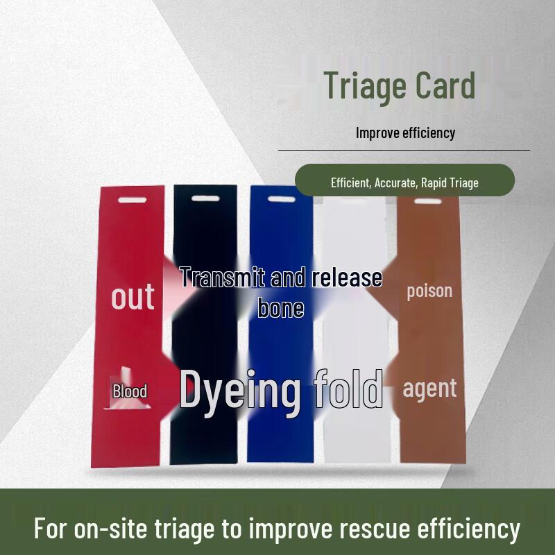 Emergency Triage Classification Cards (10-Pack)