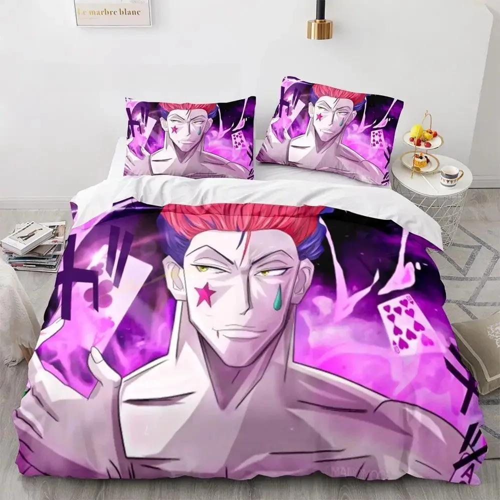 New Fashion HUNTER×HUNTER Beding Set Single Twin Ful Quen King-Sized Dimensionsd Dimensions Bed Linen Set Adult People Kid Bedrom Duvet cover Sets 3D