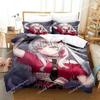 Kawaii Girl Ishigami Nozomi Anime Bedding Set,Duvet Cover Bed Set Quilt Cover Pillowcase,King Queen Twin Size Boys Girls Adults