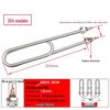 High-Power Stainless Steel U-Shaped Heating Tube Steamed Rice Machine (220V/380V)