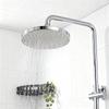Pressurized Showerhead Rain Shower Head with Large Top Panel Single-head Pressurized Rain Shower for Home Bathing and Showering