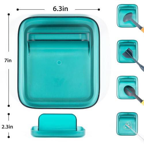 Li&Zhao Spoon Rest for Stove Top - Stove Spoon Holder for Kitchen Counter Pot Lid Holder Utensil Rest Cooking Spoon Holder