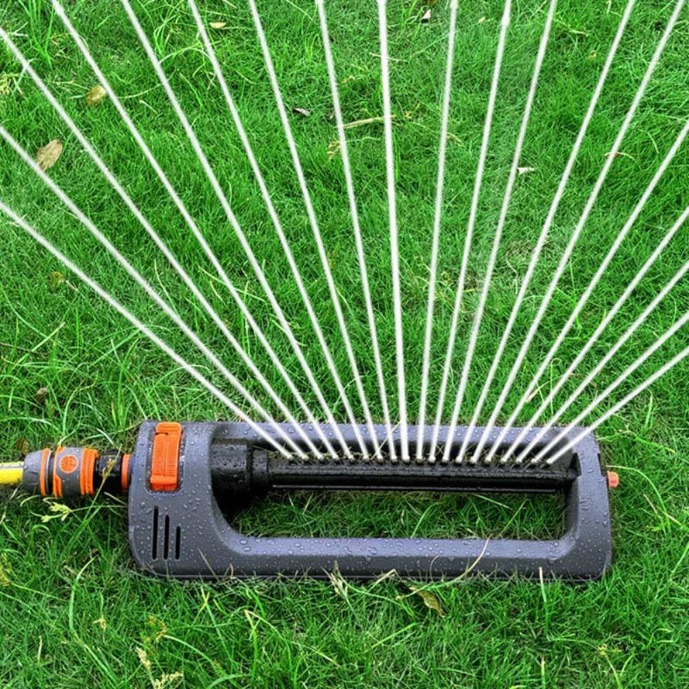 19 Hole Nozzles Swing Irrigation Sprinkler 4 Modes Garden Sprinkler Heads  Lawn Irrigation