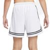 Nike Fly Crossov Embroidered Logo Striped Lace-Up Sports Shorts Women Shorts White DH7326-100