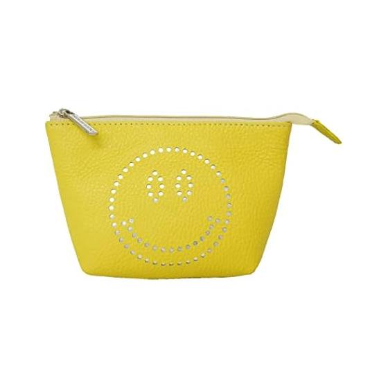 [Salon de Alphard] Cosmetic Pouch, Cosmetic Pouch, Accessory Holder, Mini Pouch, Makeup Pouch, Women s Smile, Cute, Small, Small, Stylish, Leather,