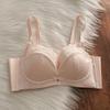 Underwear Women's Small Breasts Gather and Show Large Breasts, Anti-sagging Adjustment Type, No Steel Ring, Sexy Lace Bra Summer