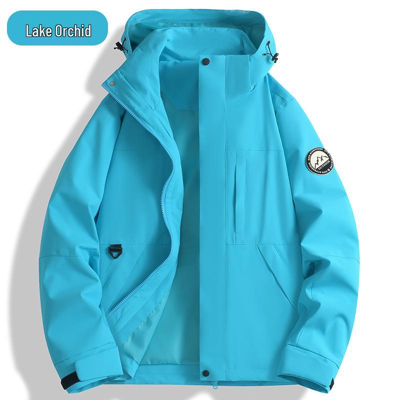 Men's Hooded Detachable Ski & Mountaineering Jacket for Outdoor Adventures