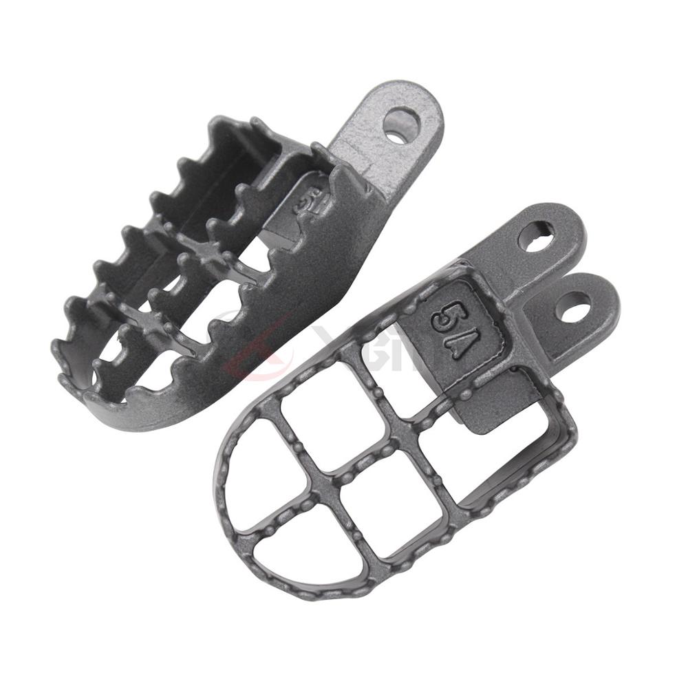 Motorcycle Accessories Foot Pegs Footpegs Footrests For Honda CR80 CR85 XR250 XR400 XR600R XR650R XR650L Motocross Dirt