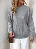 Autumn Women's Sequin Spliced Loose Fit Long-Sleeve Pullover Hoodie