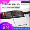 Car Sticker 2025 New Tesla 3D ABS Car Rear Trunk Sticker Model 3 Emblem For Tesla Model S X Y 3 Decals Accessories Original Desi