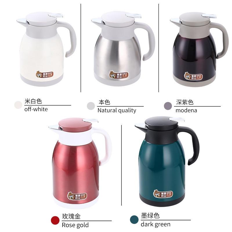 304 Stainless Steel Double Layer Kettle Home Portable Thermos Pot Large Capacity Commercial Kettle Cold Water Kettle Tea Kettle