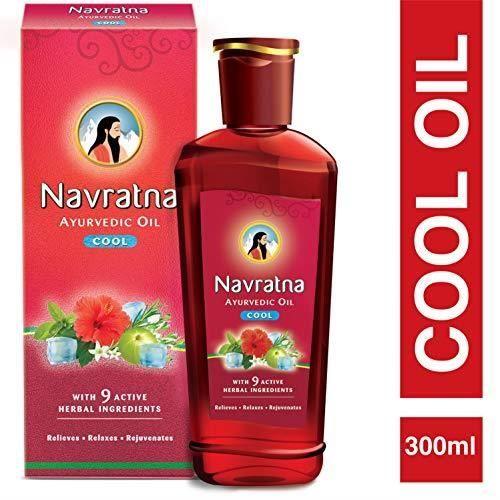 Huile capillaire - Himani - Navratna - 300ml - Extraits d'herbes - Soulagement du stress