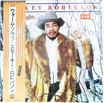 LP Record SMOKEY ROBINSON  Warm Thoughts VIP6723PROMO MOTOWN 1980 Japan SoulFunk Used